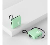 Batterie Externe Portable 10000mah, Câble De Type C Intégré, Charge Rapide 5000mah, Batterie Auxiliaire Externe Pour Iphone 15 Samsung Xiaomi