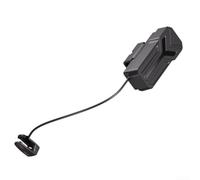 Batterie externe portable ultra fine compatible avec les lunettes Rayban pour Meta Smart - Charge rapide 400 mAh - Léger - 15,9 g - Design pour voyage et usage quotidien - Couleur noire compacte