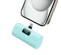 Batterie Externe pour iPhone 17/16/15 Series, 5200mAh USB C Power Bank à Charge Rapide, Ultra-Compact et Léger Batterie Portable Écran LCD Chargeur Portable pour iPhone 17/16/15 Pro Max Samsung (Vert)