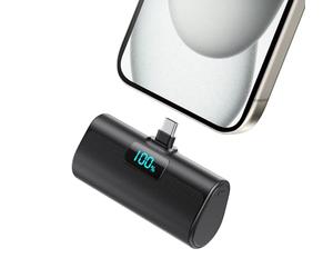 Batterie Externe pour iPhone 17/16/15 Series, 5200mAh USB C Power Bank à Charge Rapide, Ultra-Compact et Léger Batterie Portable Écran LCD Chargeur Portable pour iPhone 17/16/15 Pro Max Samsung etc.