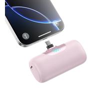 Batterie Externe pour iPhone 17/16 Series, 5500mAh USB C Mini Power Bank 15W PD 3.0A Charge Rapide Chargeur Ultra-Compact et Léger Batteries Portable avec Écran LED pour iPhone 17/16/15, Samsung ect