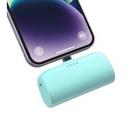 Batterie Externe pour iPhone, 5200mAh 18W PD Mini Chargeur Portable Power Bank avec Deux Sorties et Entrées de Charge Rapide pour iPhone 14/14 Pro Max/13/13 Pro/12/12 Pro/11/XR/X/8/7 et Plus/SE-Vert