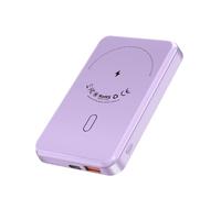 Batterie externe pour Mag-Safe, chargeur portable sans fil, 10 000 mAh PD 22,5 W, charge rapide USB C, entrée et sortie, petite batterie externe magnétique compatible avec iPhone 16/15/14/13/12