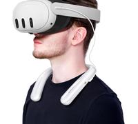 Batterie Externe Pour Meta Quest 3s/3, 10 000 Mah, Tour De Cou Pour 3 À 5 Heures De Lecture, Chargeur Rapide Pd Pour Vr Oculus Quest 3s/3/2/1/Pro, Pico 4, Htc Vive, Psvr 2 ¿ Noir