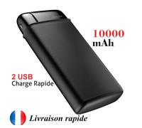 Batterie Externe Power Bank 10000 mAh avec double USB sorties pour tous les téléphones mobiles