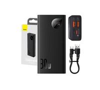 Batterie Externe Power Bank 10000mAh Recharge rapide 30W PD & QC 3.0 Ecran LCD USB et Type-C