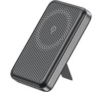 Batterie Externe Powerswitch 10000mah, Powerbank Chargeur Induction Stand Sans Fil Rapide Avec Câble Usb Type, Noir, Compatible Avec Do Iphone 16/15/14/13[Ind6171577]