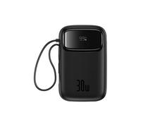 Batterie Externe - - Qpow 2 - 10 000 mAh - 30 W - 2 Ports USB-C - Noir