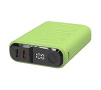 Batterie Externe - Realpower - PB-10000C PD+ - 10000mAh - 3 x Type-C - Vert Clair