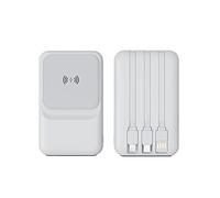 Batterie Externe sans Fil à Aspiration magnétique, 22,5 W, câble Autonome, Charge Ultra Rapide, 10 000 mAh, C