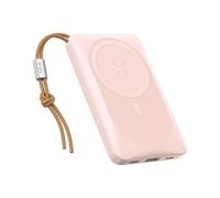Batterie Externe sans Fil Magnétique 10000mAh,VRURC Power Bank QC 22.5W & PD 20W Charge Rapide Batterie Portable Compatible avec iPhone /14/13/12/Pro/Max/Mini(Rose)