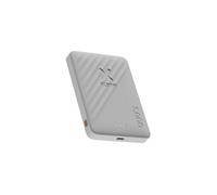 Batterie Externe sans Fil Magnétique Série Go2 5000mAh USB-C 15W Blanc