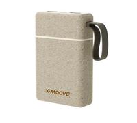 Batterie externe sans fil X Moov USB Type-C 10000 mAh Beige