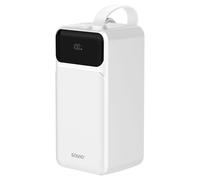 Batterie externe Savio BA-15 50000mAh Lithium Polymère 22,5W 2x USB-A 3,7V blanc