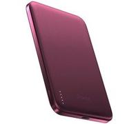 Batterie externe semi-solide BMX SolidSafe Air Titanium 5000 mAh Qi2 Dark Cherry