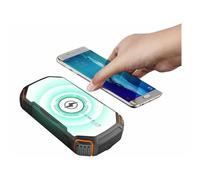 Batterie externe solaire 20000 mah avec charge induction qi