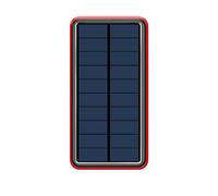 Batterie externe solaire - Charge rapide USB-C - Chargeur solaire étanche - Chargeur sans fil - Batterie externe avec lampe de poche - Pour smartphones, tablettes