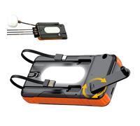 Batterie Externe Solaire - Étanche Avec Lampe Torche Lumineuse | Batterie Solaire à Manivelle Chargeur de Téléphone - pour Appareil Photo Tablette Randonnée Voyage Roadtrip Pêche Sac à Dos Festival de