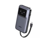 Ugreen Batterie externe PB511 Uno 10000 mAh 30W PD 3A câble USB-C intégré Noir