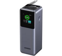 Ugreen – Batterie externe Nexode PB726 – 20000 mAh, 165W, câble rétractable, 3 sorties – gris foncé