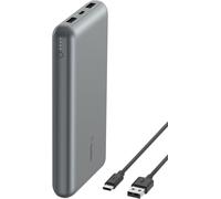 Batterie Externe Usb-C 20000mah (Power Bank Puissance De 20k, Entrée Et Sortie Usb-C, 2 Ports Usb-A, Câble Usb-C Vers Usb-A Fourni, Pour Iphone, Galaxy, Pixel, Ipad, Airpods) - Gris Sidéral