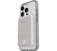 OtterBox Wireless Power Bank pour MagSafe, Batterie Externe Fine avec câble USB-C vers USB-C, indicateur LED, 5000 mAh Conception Durable pour iPhone, Blanc