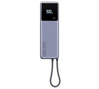 Batterie externe Xiaomi 165 W 10 000 mAh avec câble intégré (1 port USB-C et 1 câble USB-C) - P