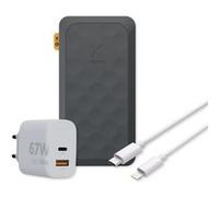 Batterie externe Xtorm 67 W Fuel Series 5 45 000 mAh + chargeur domestique Xtorm 67 W GaN2 Noir G