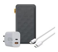 Batterie externe Xtorm 67 W Fuel Series 5 45 000 mAh + chargeur domestique Xtorm 67 W GaN2 Noir G