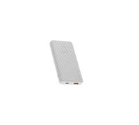 Powerbank Xtorm Go2-10 000 mAh - 1x USB-A, 1x USB-C - Batterie puissante - Charge Rapide pour Samsung et iPhone - Technologie Durable - Ash White