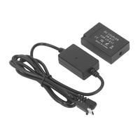 Batterie factice LP E17, coupleur CC DR E17 avec adaptateur secteur USB-C pour Canon 760D, 750D, 77D, 800D, 850D, M3, M5, M6, M6 Mark II, R10 et R8