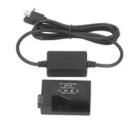 Batterie Factice LP E8 pour T2i T3i T4i T5i, Circuit de Protection de sécurité, Alimentation Continue avec Entrée Type C, Facile à Utiliser pour la Prise de Vue en Extérieur et