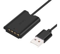 Batterie factice NP-BX1 avec adaptateur secteur USB-A et coupleur CC pour appareils photo ZV-1, RX100, M7, M6, M5, RX1R, HX50, HX90, HX300 et HX400