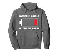 Batterie Faible Besoin De Repos Idée Cadeau Drôle Pour Geek Sweat à Capuche