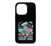 Batterie Faible en Mode Parent, Gamer fatigué Coque pour iPhone 13 Pro