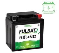 Fulbat Batterie moto FB10L-A2/B2 YB10L-A2/B2 – GEL étanche SLA 11,6 Ah 120 A