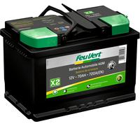 Batterie Feu Vert Start&stop X2 70ah / 720a 12v