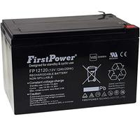 Batterie First Power au gel de plomb pour : gecolore noir taureau d'urgence Peg Perego (UPS) 12 Ah 12 V VdS, 12 V, Lead-Acid