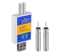 Batterie flottante CR425 avec kit de charge USB - Batterie au lithium compacte pour lumières flottantes | Source d'énergie réutilisable et rechargeable pour équipements de plein air, accessoire conve