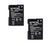 Batterie for Appareil Photo 2050 mAh, Compatible avec Nikon, D3100, D3200, D3300, D5100, D5200, D5300, D7000, D7100 et D7700(2pcs)
