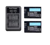 Batterie for Appareil Photo 2750 mAh LP-E6 LPE6 LP E6 E6N, Compatible avec Les modèles Canon 5DS R, 5D Mark II, 5D Mark III, 6D, 7D, 70D et 80D.(Set)