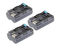 Batterie for Appareil Photo BP-511A BP511 2000 mAh Compatible avec Les modèles Canon EOS G6, G5, G3, G2, G1, EOS 300D, 50D, 40D, 30D, 20D et 5D.(3PCS Battery)