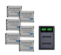 Batterie for Appareil Photo EN-EL19 ENEL19 en EL19, Compatible avec Nikon, Coolpix S6600 S6900 S2600 S3100 S4100 S5200 S6400 W150(Set2)