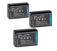Batterie for Appareil Photo NP-FW50 6800 MAh, Compatible avec Les Modèles Sony Alpha A6000, A6500, A6300, A6400, A7, A7II, A7RII, A7SII, A7S, A7S2 Et A7R.(3 Pcs)