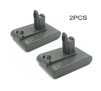 Batterie for aspirateur 22,2 V 3000 mAh Li-ion rechargeable, compatible avec Dyson, modèles DC31, DC34, DC35, DC45 et DC44 Animal TYPE B(2pcs)