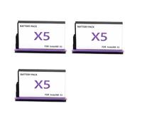 Batterie for Caméra d'action Panoramique 360°, Compatible avec Insta360 X5(3battery)