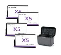 Batterie for Caméra d'action Panoramique 360°, Compatible avec Insta360 X5(4battery 1charger)