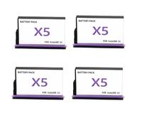 Batterie for Caméra d'action Panoramique 360°, Compatible avec Insta360 X5(4battery)