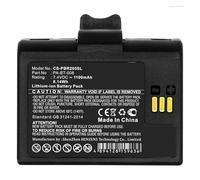Batterie for imprimante Portable, PA-BT-008 7,4 V 1100 mAh, Compatible avec Brother, RJ-2035B et RJ-2055WB