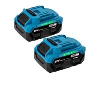 Batterie for Outil électrique 21V/18V avec Port de Charge Type-c-Compatible avec Makita LXT BL1850 BL1840 3/4/6Ah(21V 4.0Ah Battery X2)
